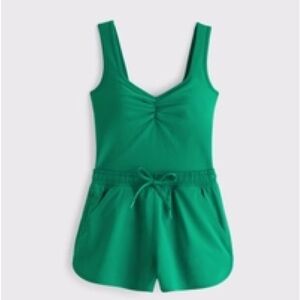 Abercrombie & Fitch YPB Active Green Romper